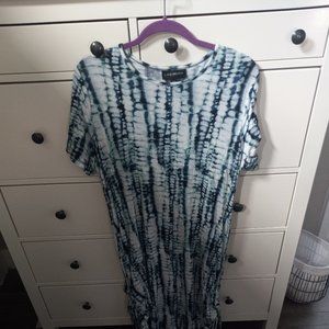 Lane Bryant Maxi 14/16 Blue/Teal/White